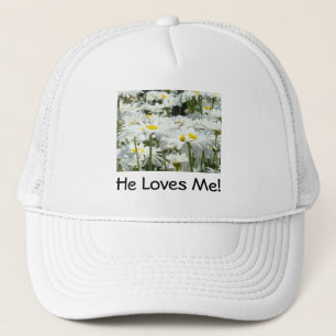 Hij houdt van mij! Hats Bruid Bruiloft Liefde Made Trucker Pet