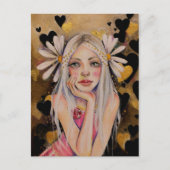 Hij houdt van mij, hij houdt van mij, niet van het briefkaart (Voorkant)