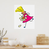 Hij houdt van mij poster (Keuken)