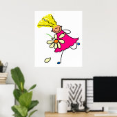 Hij houdt van mij poster (Thuiskantoor)