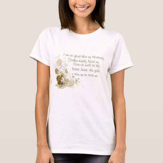 Hij houdt van mij t-shirt (Voorkant)
