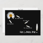 Hij houdt van mijn bruiloft kaart (Voorkant / Achterkant)