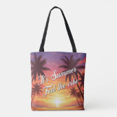 Hij is aan het denken. Feel the vibe Tote Bag (Achterkant)