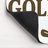 Hij is aan het golfen Funny Golfer MOM Golf Weeken Muismat (Hoek)