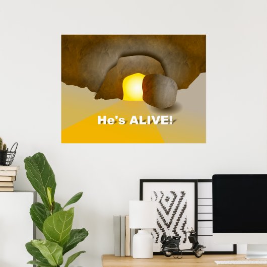 Hij is Alive. Poster (Thuiskantoor)