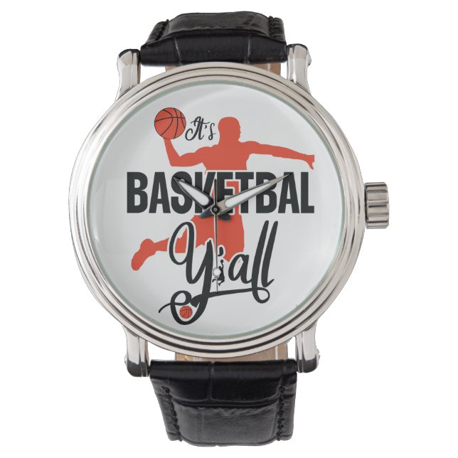 Hij is basketbal horloge (Voorkant)