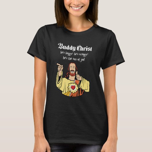 Hij is blij dat de zoon van God Ch is. T-shirt (Voorkant)