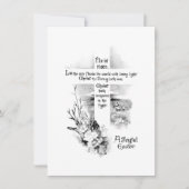 Hij is  Christelijk Pasen Feestdagenkaart (Voorkant)