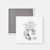 Hij is Christelijk Pasen Magneet (Voorkant / Achterkant)