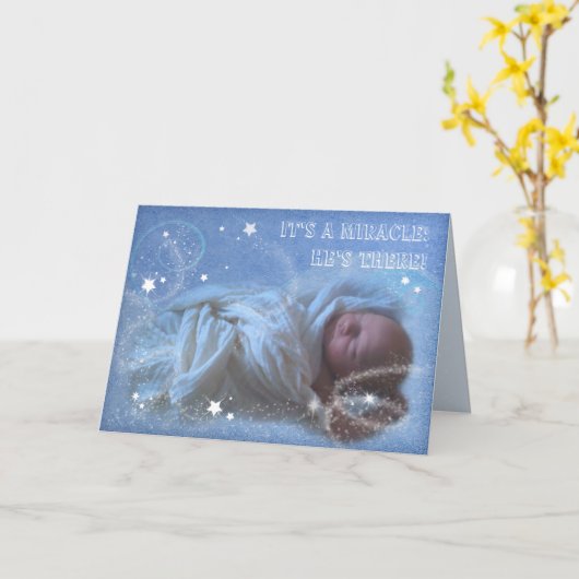 Hij is daar! kaart (Gele Bloem)