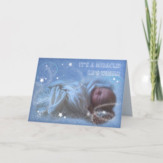 Hij is daar! kaart (Voorkant)