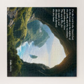 Hij is de Grote God, God en Scheppingsvers Legpuzzel (Horizontaal)