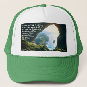 Hij is de Grote God, God en Scheppingsvers Trucker Pet