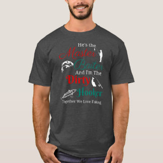 Hij is de hoofdbaiter en ik ben de smerige t-shirt