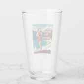 Hij is de keuken aan het schoonmaken Sassy Runner Glas (Achterkant)