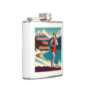 Hij is de keuken aan het schoonmaken Sassy Runner Heupfles (Rechts)