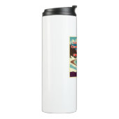 Hij is de keuken aan het schoonmaken Sassy Runner Thermosbeker (Gedraaid links)