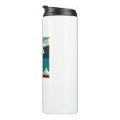 Hij is de keuken aan het schoonmaken Sassy Runner Thermosbeker (Geroteerd rechts)