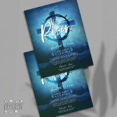 Hij is de razzia Sunday Church Service Flyer