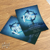 Hij is de razzia Sunday Church Service Flyer