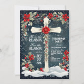 Hij is de Rede voor het Seizoen Cross Kerstmis Kaart (Voorkant)