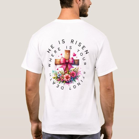 Hij is de Risen Death Sting T-shirt (Achterkant)
