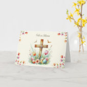 Hij is de Rode Kruis Paas Kaart (Gele Bloem)