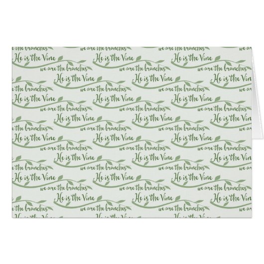 Hij is de Wijnstok, wij zijn takken Parakaleo brie (Voorkant Horizontaal)