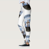 Hij Is Drie Kruizen Opgestaan Leggings (Links)