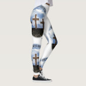 Hij Is Drie Kruizen Opgestaan Leggings (Rechts)