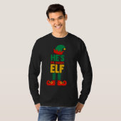  hij is een angry Elf T-shirt (Voorkant volledig)