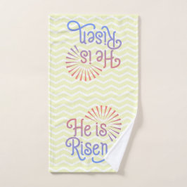 Hij is een Christelijke paasretrofoon. Handdoek