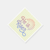 Hij is een Christelijke paasretrofoon. Servet (Hoek)