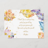 Hij is een Gem Verjaardagskristallen Jongens water Bedankkaart (Voorkant / Achterkant)