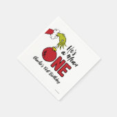 Hij is een gemene | Grinch Verjaardag Servet (Hoek)