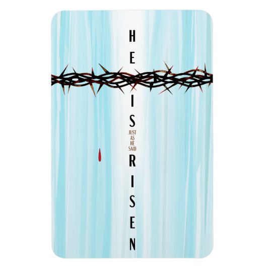 Hij is een gereisde kroon van de Thorns-kruisregen Magneet (Verticaal)