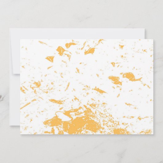 Hij is een gerezen script moderne fotopaaskaart (Achterkant)