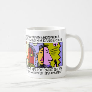 HIJ IS EEN LIBERAAL MET EEN MICROFOON KOFFIEMOK