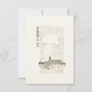 Hij is een paaskaart bedankkaart