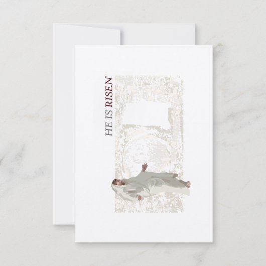 Hij is een paaskaart bedankkaart (Voorkant)