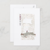 Hij is een paaskaart bedankkaart (Voorkant / Achterkant)