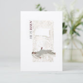 Hij is een paaskaart bedankkaart (Staand voorkant)