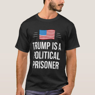 Hij is een politieke gevangene - t-shirt