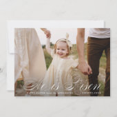 Hij is een rasterfoto van het script feestdagenkaart (Voorkant)