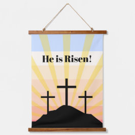Hij is een Risen Retro Hangend Wandkleed