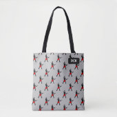 Hij is een Rock Star. Voeg zijn initialen/naam toe Tote Bag (Voorkant)
