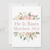 Hij is een Roze, mooi roosterrooster Kaart (Voorkant)