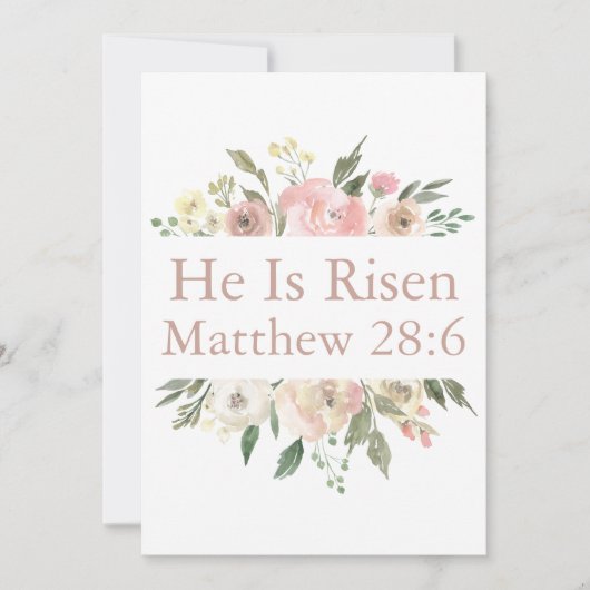 Hij is een Roze, mooi roosterrooster Kaart (Voorkant)