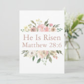 Hij is een Roze, mooi roosterrooster Kaart (Staand voorkant)