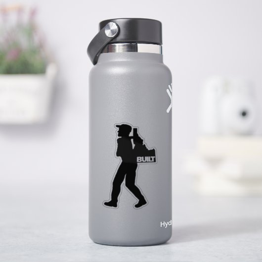 Hij is een rugzak voor Idaho Vinyl Decal Sticker (HydroFlask)